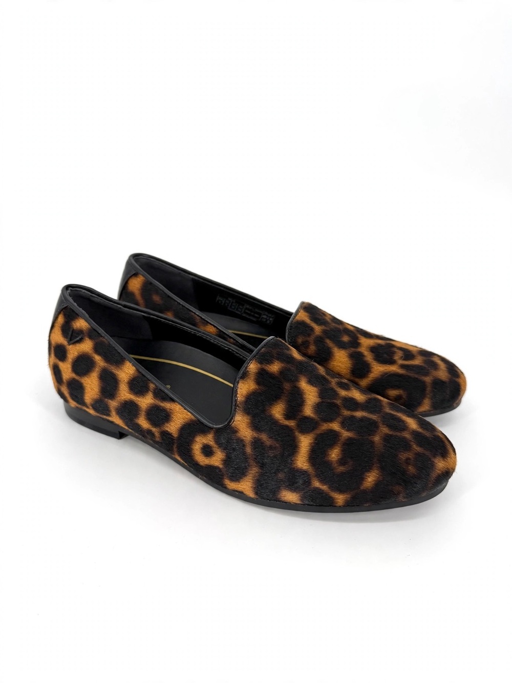Vionic Willa Loafer Leopard Calf Hair Brown Size 5